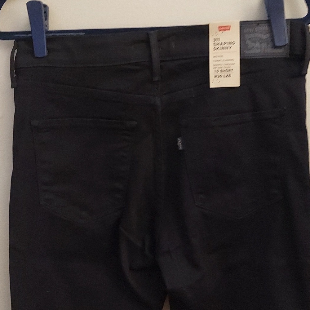 LEVIS Black 311 Shaping Sculp Skinny Jeans sz 30 NWT - Picture 11 of 15